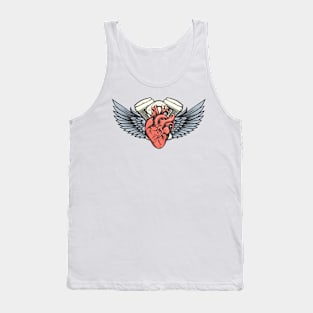 Motor Heart Tattoo Tank Top